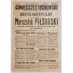Goniec Częstochowski, No. 109, dated 13.V , Extraordinary supplement - Pilsudski in W-wa