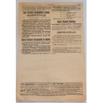 Goniec Częstochowski, No. 109, dated 13.V , Extraordinary supplement - Pilsudski in W-wa