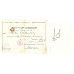 Cytrynówna Marja/Malka - Legitymacja Urzędnicza Kurat. Okr. Szk. Warsaw, 1928