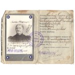 [Legitimation of service] Warsaw-Vienna Railway, Teresa Hagmajer dated 1913.