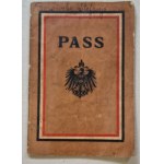 Passport dated 1916. - Stefania Borowska of Karolewo, born in Wiązowna [stamp - Zagóźdź].