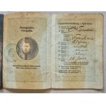 Passport dated 1916. - Stefania Borowska of Karolewo, born in Wiązowna [stamp - Zagóźdź].
