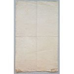 Certificate of no criminal record from the chief of police [Galitsky, Novogrudok, 1868, in Russian].