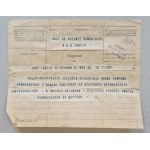 [Telegram]to Dr. Kazimierz Wł. Kumaniecki Prof. of the Jagiellonian University, from Superintendent Dr. Gertler, 1917