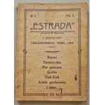 Estrada, No. 5 [among other first editions, by Tuwim, Lin, Mar, Tom, Gierasinski, Jus, Orsza].