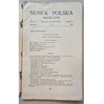 Nowa Polska, a monthly magazine. T.VI. Z.5. London 1946 [Milosz "Borders of Art" ch. 3 and 4].