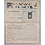 Literary News. R.1: 1924 No. 15 [Witkacy interview and Stryjeńska on Witkacy].