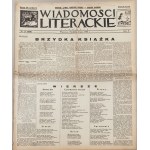 Literary News. 1933 No. 29 [first editions of Tuwim