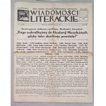 Literary News. R.XII: 1935 No. 6 [satire column, Tuwim, Hemar, Gombrowicz].