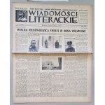 Literary News. R.1937 No.23 [Wańkowicz on Sergiusz Piasecki].