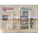 [Stanislaw Lem] Events, R.I. 1957 Nos. 1 and 2 - [columns by S.L., ill. by D. Frost, T. Kantor].