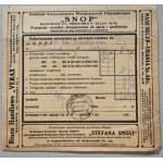 Receipt of dues for use of telephone Dr. Aron Hammerman, Cieszyn 1929 (1).