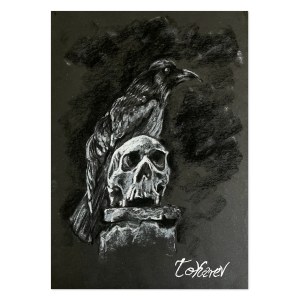 Matthew Wojciechowski (b. 2000), The Raven and the Skull
