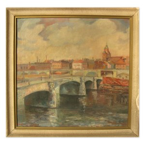Grzegorz Romanczenko (1940-2025) Widok Gorzowa Wielkopolskiego od strony Warty