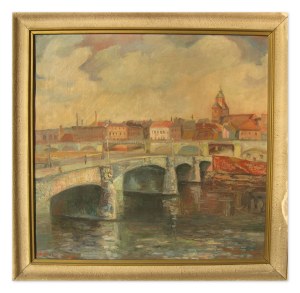 Grzegorz Romanczenko (1940-2025) Widok Gorzowa Wielkopolskiego od strony Warty