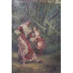 Winter in Monte Carlo. Cricket game, 19th century - French school