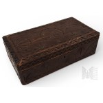 Vintage Wooden Key Box Casket.