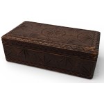 Vintage Wooden Key Box Casket.