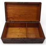 Vintage Wooden Key Box Casket.