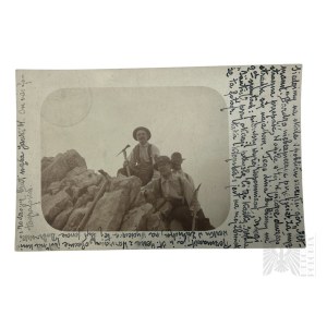 Circa 1908. - Postcard of the Very Dangerous Passage of the Mountain Highlanders
