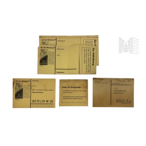 Pocz. XX century. - Who Builds the Machines? German-language Catalog Postcards for Ordering Industrial Machines and Apparatus Berlin Tiergartenstrasse 35