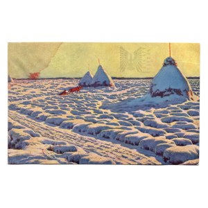 II RP - Cartolina Henryk Weyssenhoff Neve, pubblicata da Stefan Leopold Kulikowski Varsavia