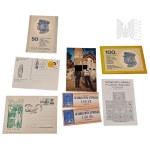 Pilsudski Jozef Pilsudski - For Postcard Makers (And Not Only) - National Philatelic Exhibition Envelopes, Gdansk Postcard, Wit Stwosz Altar Brochure with Tickets and More