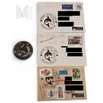 PRL Set of 3 Envelopes Plus Stamp Matrix Polish Oceanic Lines Kruszwica 1981 Polish Oceanic Lines, Stamps, Philately