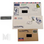 PRL Set of 3 Envelopes Plus Matrix Stamp Polish Oceanic Lines Wroclaw 1986 Polish Oceanic Lines, Stamps, Philately