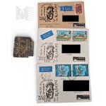 PRL Set of 3 Envelopes Plus Matrix Stamp Polish Oceanic Lines Radom 1979 Polish Oceanic Lines, Stamps, Philately