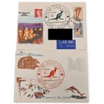 PRL Set of 2 Envelopes Polish Oceanic Lines Gdynia-Australia Polish Oceanic Lines, Stamps, Philately