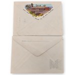 PRL Set of 2 Envelopes Polish Oceanic Lines Gdynia-Australia Polish Oceanic Lines, Stamps, Philately