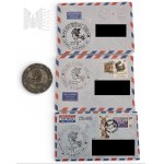 PRL Set of 3 Envelopes Plus Matrix Stamp Polish Oceanic Lines India 1974 Polish Oceanic Lines, Stamps, Philately