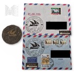 PRL Set of 2 Envelopes Plus Matrix Stamp Polish Oceanic Lines Gdynia 1978 Polish Oceanic Lines, Stamps, Philately