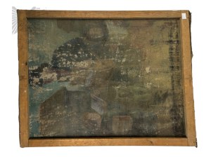 Barbara Dyja (ur. 1930) - Obraz “Duchy Przeszłości”, Olej na Płótnie
