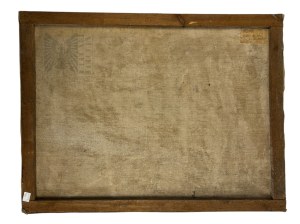 Barbara Dyja (ur. 1930) - Obraz “Dożywotnie Więzienie”, Olej na Płótnie