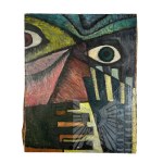 Barbara Dyja [b. 1930] - Painting "In the Ticks of Anxiety," Oil on Canvas.