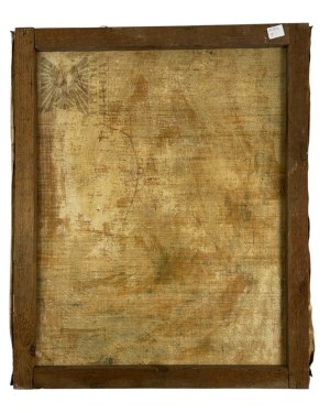 Barbara Dyja (ur. 1930) - Obraz “W Kleszczach Lęku”, Olej na Płótnie