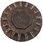 Metalwork? 1000th Anniversary of the Polish State? Metal Patriotic Poster to Hang with Eagle and Coats of Arms of Polish Cities - Lamp Shade?