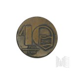 PRL, 1986 r. - Medal Pamiątkowy 10-lecie Związku Socjalistycznej Młodzieży Polskiej (ZSMP)