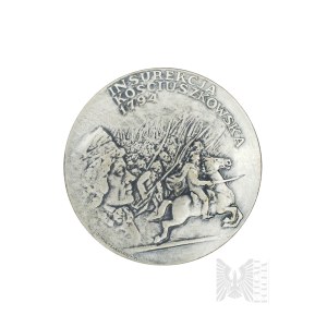 PRL, Warsaw, 1982. - PTAiN medal Kosciuszko Insurrection 1794, Wholeness Equality Independence - Design by Jozef Markiewicz-Nieszcz