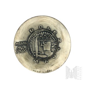 People's Republic of Poland, Warsaw, 1972. - Warsaw Mint Medal, Medal from the Royal Series of the PTAiN Bolesław Śmiały - Design by Witold Korski.
