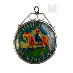 United Kingdom, 1977. - Enameled Queen Elizabeth II Jubilee Commemorative Medal 1977