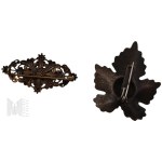 Two Vintage Metal Brooches