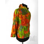 Vintage Green and Orange Long Sleeve Shirt