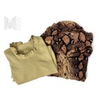 Spice Up Your Life: Snake Pattern Shirt Size 36, Blouse ZPDz Sosnowiec