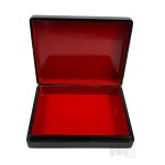 USSR - Decorative Casket with Painting with Sled Motif in Winter Surrounding.