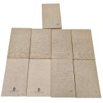 France - Set of 9 Issues of the periodical "Historical Notebooks" from 1984-2003 published by the Literary Institute in Paris; Cultural Library