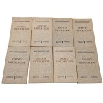 France - Set of 8 Issues of the periodical "Historical Notebooks" from 1974-1982, published by the Literary Institute in Paris; Library of Culture