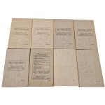 France - Set of 8 Issues of the periodical "Historical Notebooks" from 1974-1982, published by the Literary Institute in Paris; Library of Culture